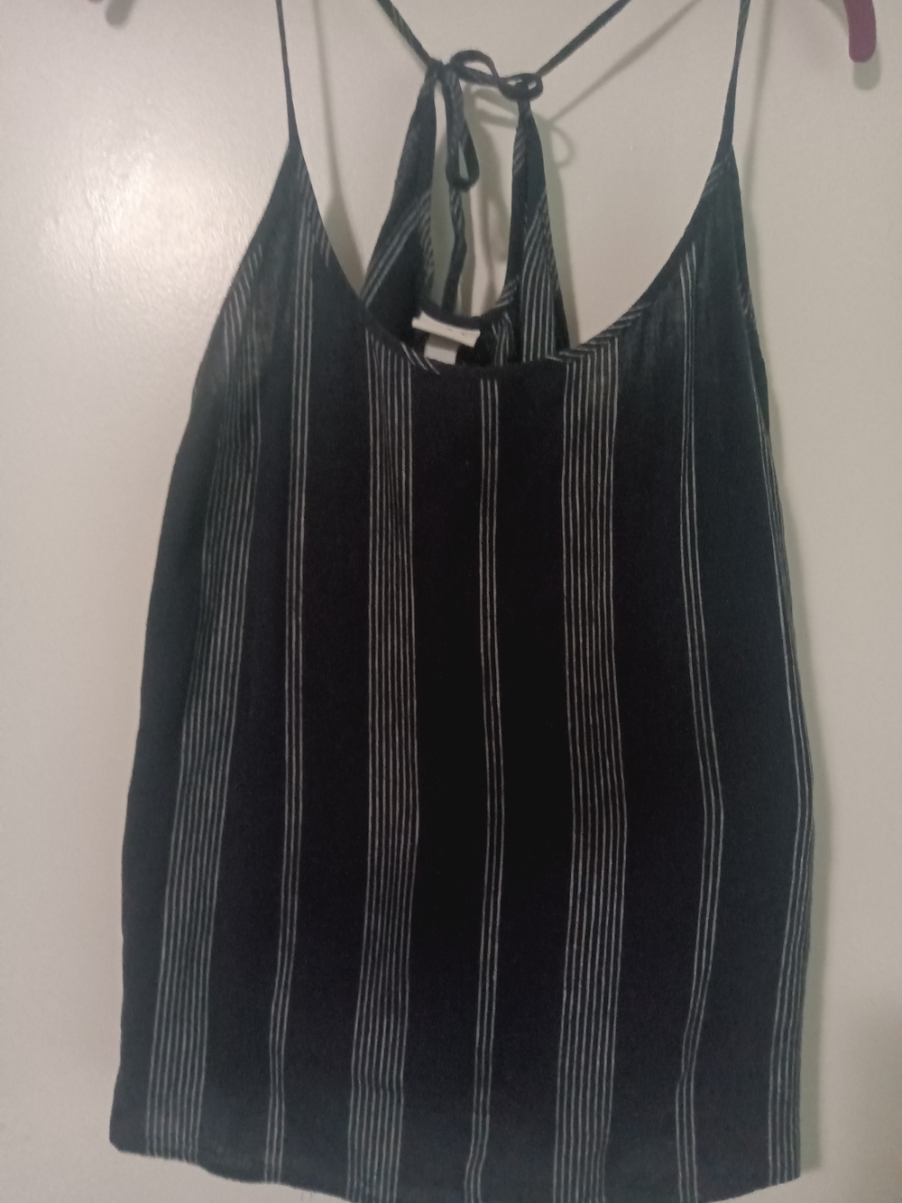 Women’s Dk. Navy Striped Adjustable Cami Top